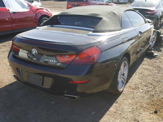 WBAYP9C56DD168795 - 2013 BMW 650 I BLACK photo 4