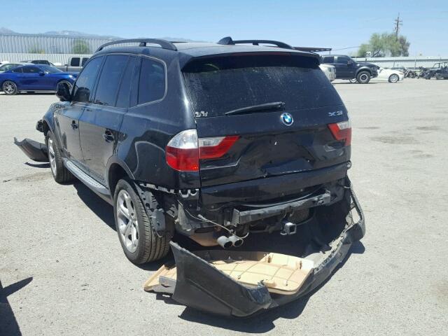 WBXPC9C41AWJ31500 - 2010 BMW X3 XDRIVE3 Schwarz Foto 3