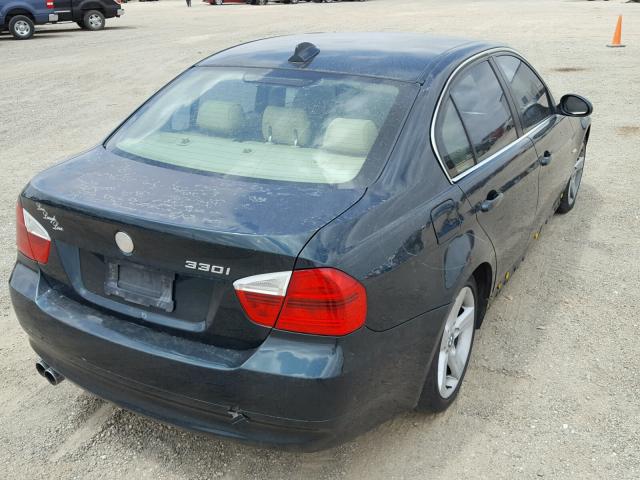 WBAVB33576KS36003 - 2006 BMW 330 I GREEN photo 4