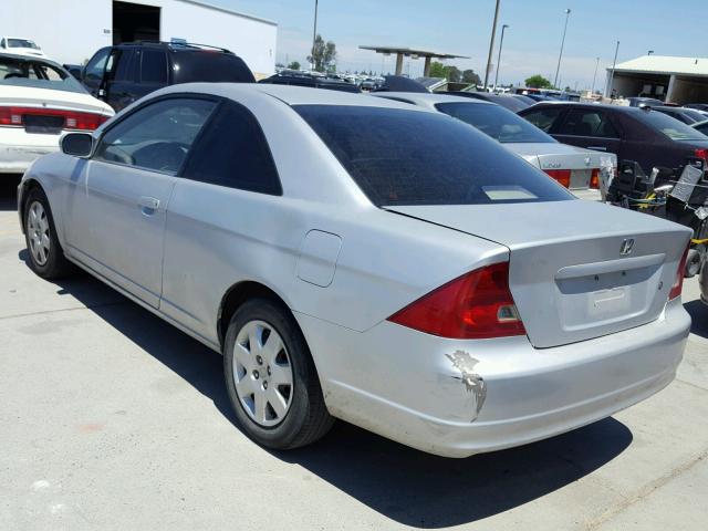 1HGEM21951L023553 - 2001 HONDA CIVIC SI SILVER photo 3