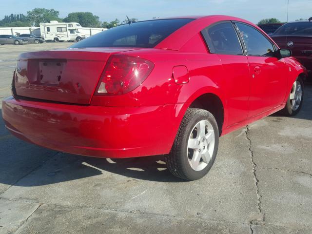 1G8AN18F96Z155973 - 2006 SATURN ION LEVEL RED photo 4