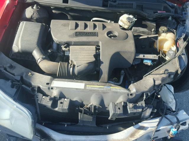 1G8AN18F96Z155973 - 2006 SATURN ION LEVEL RED photo 7