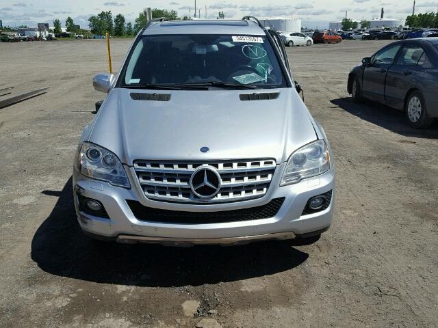 4JGBB86E59A448953 - 2009 MERCEDES-BENZ ML350 SILVER photo 10