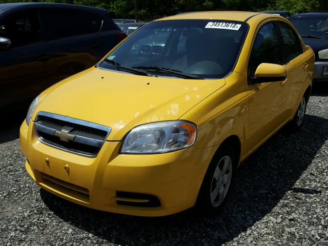 KL1TD5DEXBB138244 - 2011 CHEVROLET AVEO LS YELLOW photo 2