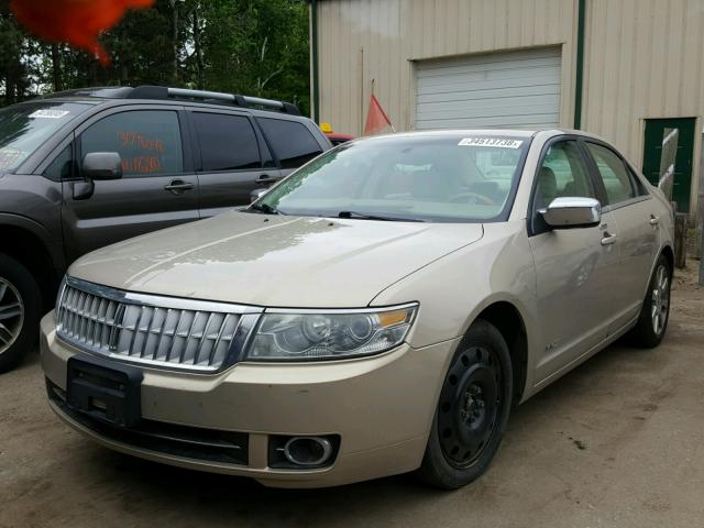 3LNHM26T18R634705 - 2008 LINCOLN MKZ TAN photo 2