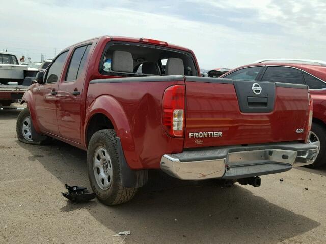 1N6AD0EV2CC475565 - 2012 NISSAN FRONTIER S RED photo 3
