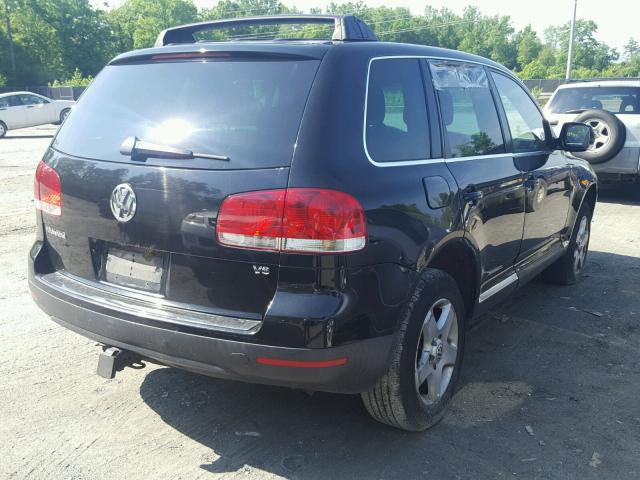 WVGZG77L25D073345 - 2005 VOLKSWAGEN TOUAREG 3. BLACK photo 4