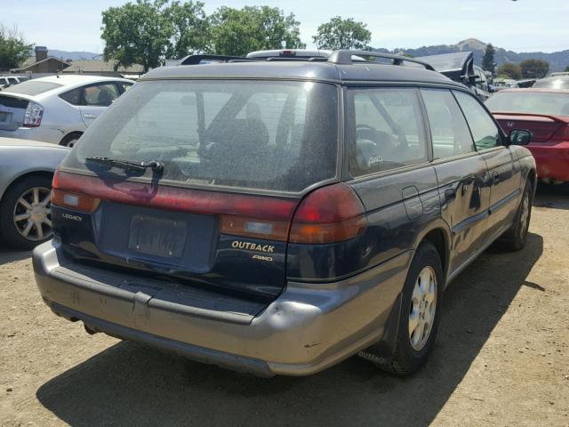 4S3BG685XW7645116 - 1998 SUBARU LEGACY 30T BLUE photo 4