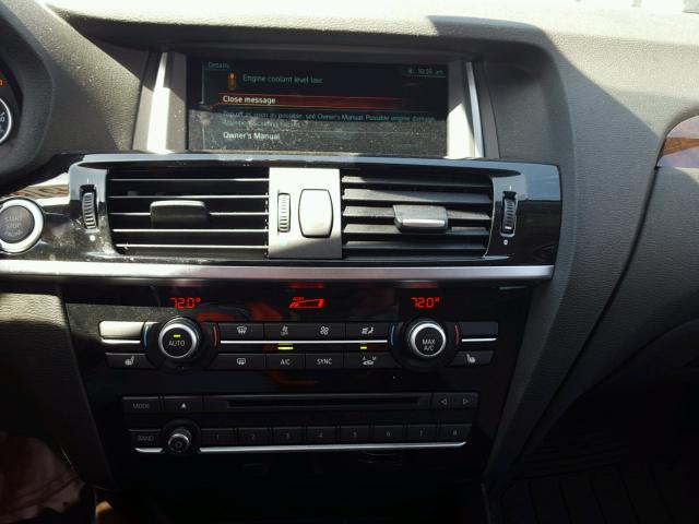 5UXWZ7C38H0X42347 - 2017 BMW X3 SDRIVE2 BLACK photo 9