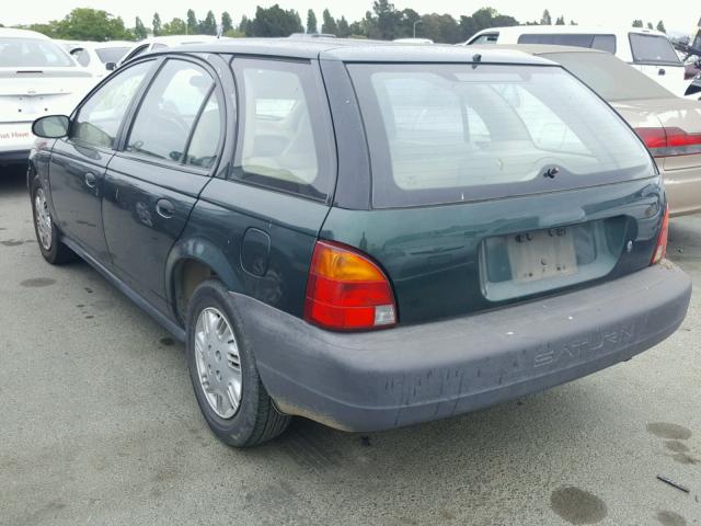 1G8ZG8288VZ155820 - 1997 SATURN SW1 GREEN photo 3