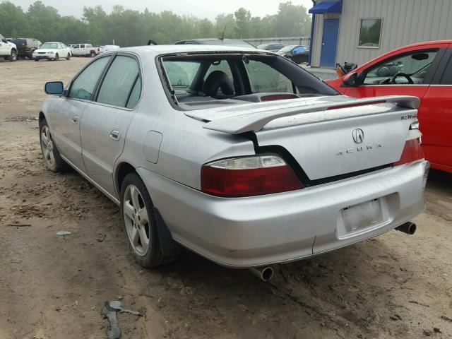 19UUA56882A061085 - 2002 ACURA 3.2TL TYPE SILVER photo 3