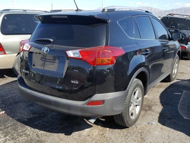 2T3WFREV1FW215747 - 2015 TOYOTA RAV4 XLE BLACK photo 4