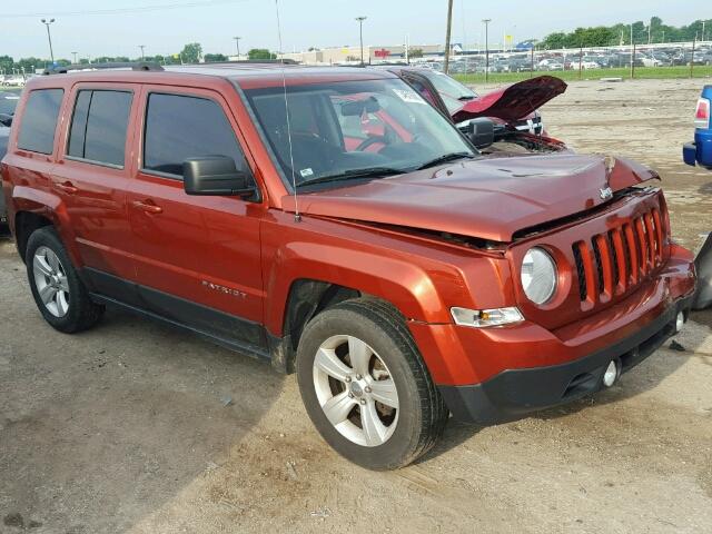 1C4NJPBB9CD678656 - 2012 JEEP PATRIOT SP ORANGE photo 1