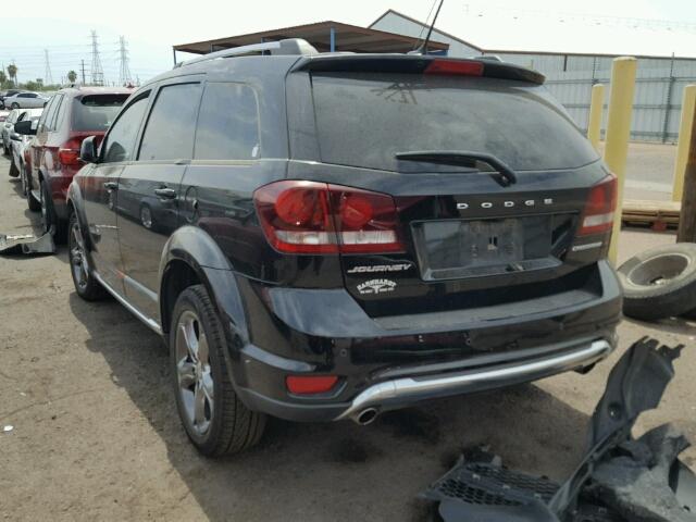 3C4PDCGG4FT557173 - 2015 DODGE JOURNEY CR BLACK photo 3