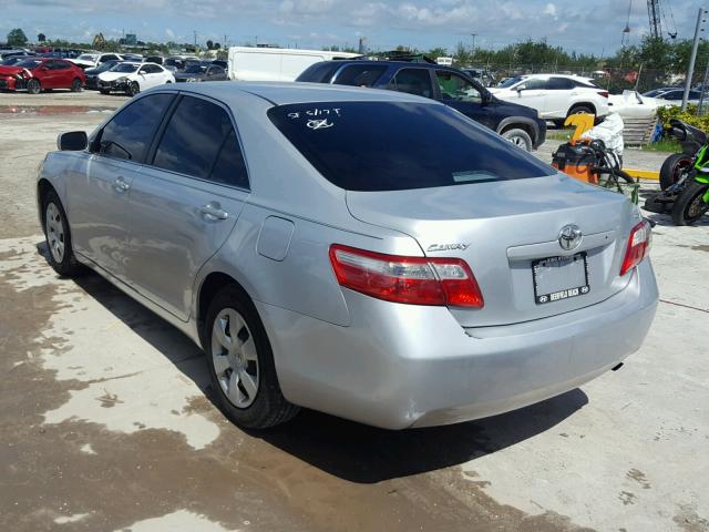 4T1BE46K47U664259 - 2007 TOYOTA CAMRY NEW SILVER photo 3