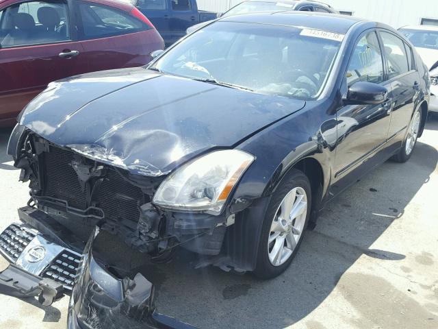 1N4BA41E84C807772 - 2004 NISSAN MAXIMA SE BLACK photo 2