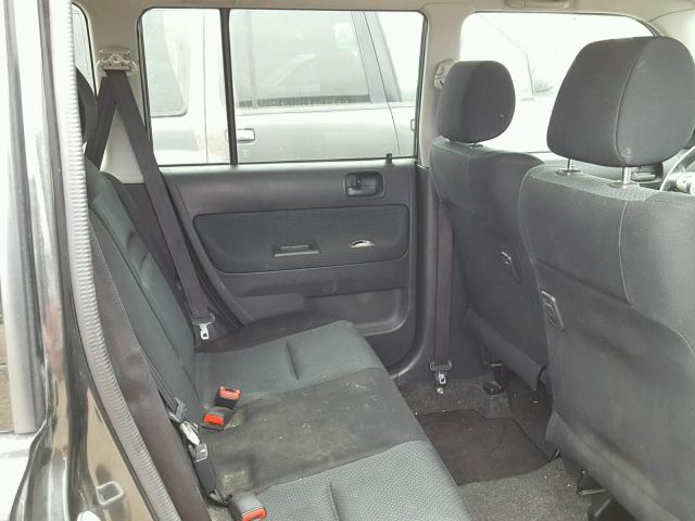 JTLKT334464065598 - 2006 TOYOTA SCION XB BLACK photo 6