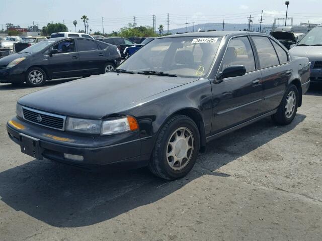 JN1HJ01P2NT613306 - 1992 NISSAN MAXIMA GXE BLACK photo 2