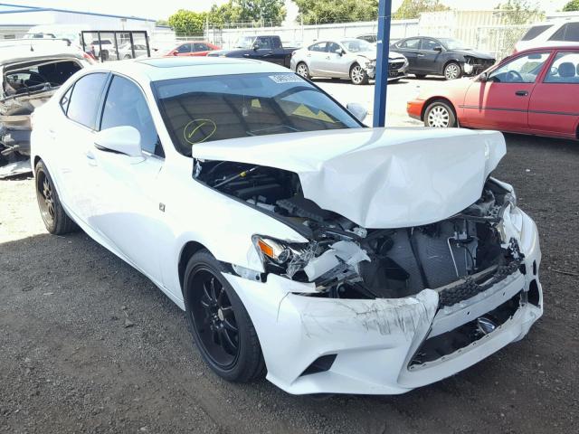 JTHBF1D27E5005097 - 2014 LEXUS IS 250 WHITE photo 1