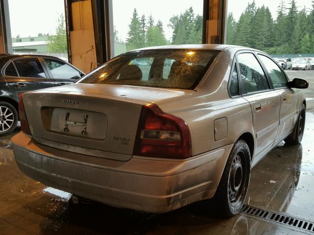 YV1TS94D711211842 - 2001 VOLVO S80 SILVER photo 4