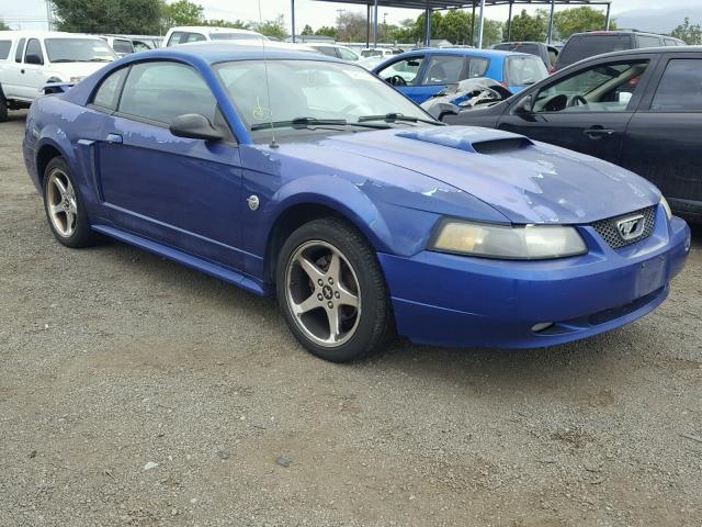 1FAFP42X34F205926 - 2004 FORD MUSTANG GT BLUE photo 1
