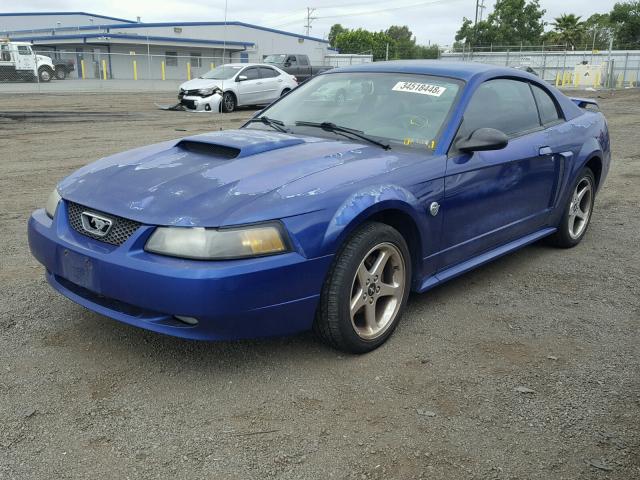 1FAFP42X34F205926 - 2004 FORD MUSTANG GT BLUE photo 2