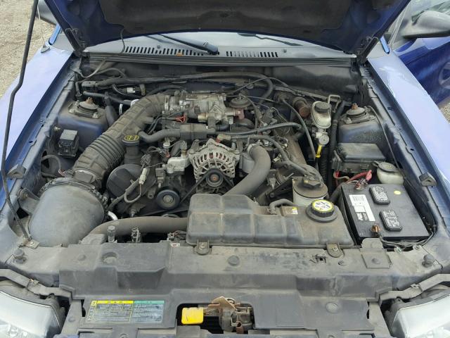1FAFP42X34F205926 - 2004 FORD MUSTANG GT BLUE photo 7
