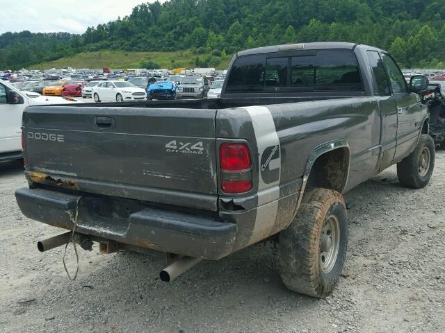 1B7KF23631J616354 - 2001 DODGE RAM 2500 GRAY photo 4