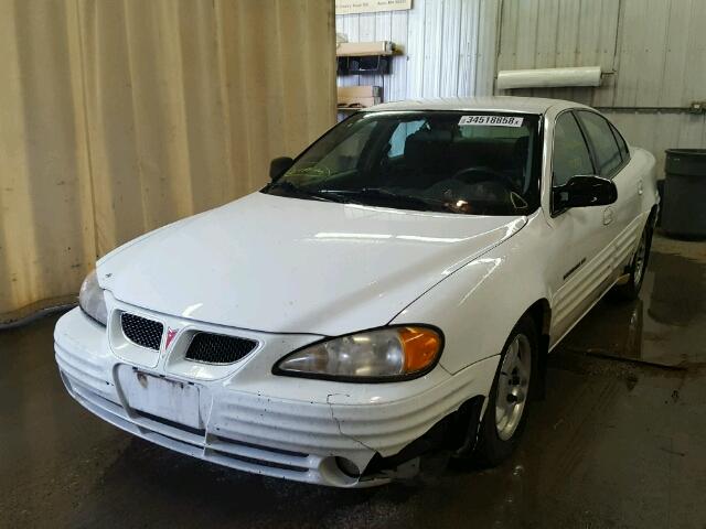 1G2NE52T3XC562760 - 1999 PONTIAC GRAND AM S WHITE photo 2