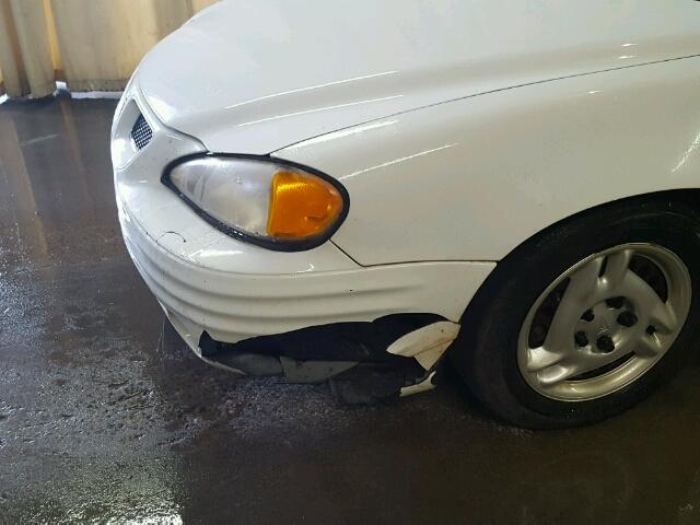 1G2NE52T3XC562760 - 1999 PONTIAC GRAND AM S თეთრი ფოტო 9