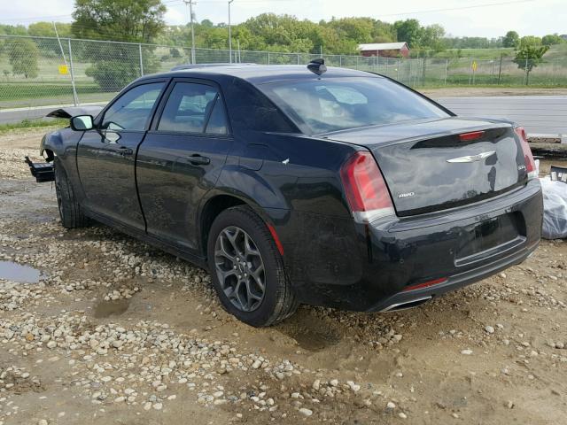 2C3CCAGGXJH208403 - 2018 CHRYSLER 300 S BLACK photo 3