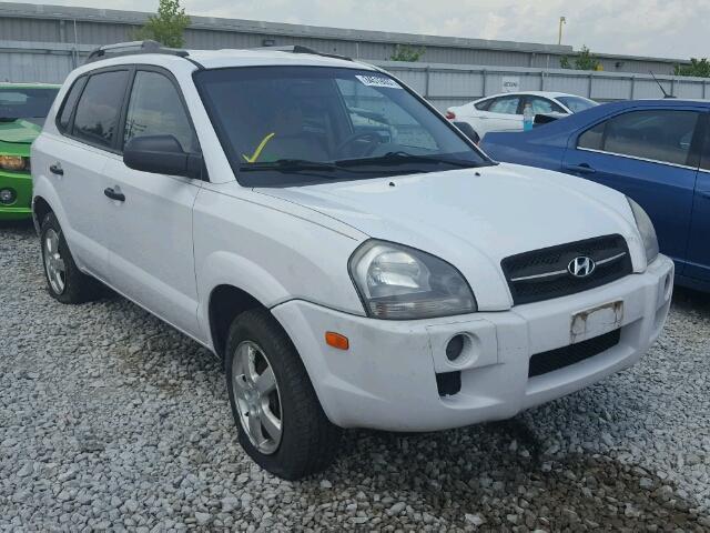 KM8JM12B77U582366 - 2007 HYUNDAI TUCSON GLS WHITE photo 1