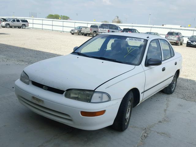 1Y1SK5268SZ039401 - 1995 GEO PRIZM BASE WHITE photo 2