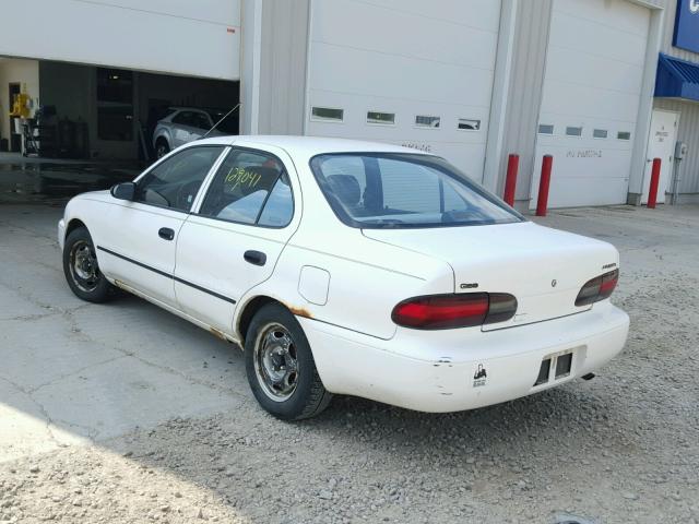 1Y1SK5268SZ039401 - 1995 GEO PRIZM BASE WHITE photo 3