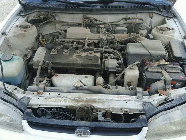 1Y1SK5268SZ039401 - 1995 GEO PRIZM BASE WHITE photo 7