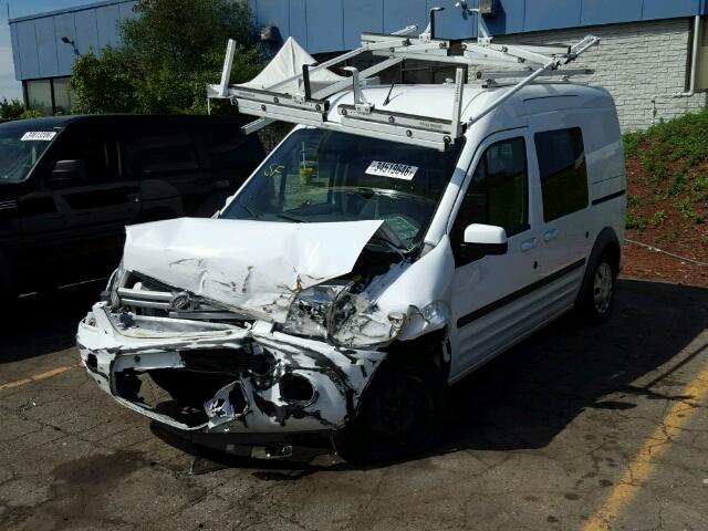 NM0KS9BN7DT139852 - 2013 FORD TRANSIT CO WHITE photo 2