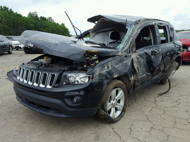 1C4NJCBA0GD518722 - 2016 JEEP COMPASS SP BLACK photo 2