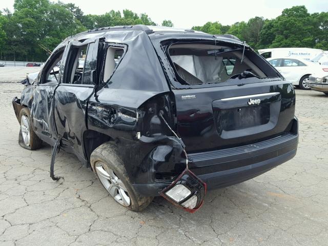 1C4NJCBA0GD518722 - 2016 JEEP COMPASS SP BLACK photo 3