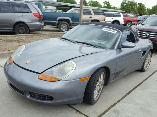 WP0CB29881U663841 - 2001 PORSCHE BOXSTER S GRAY photo 2