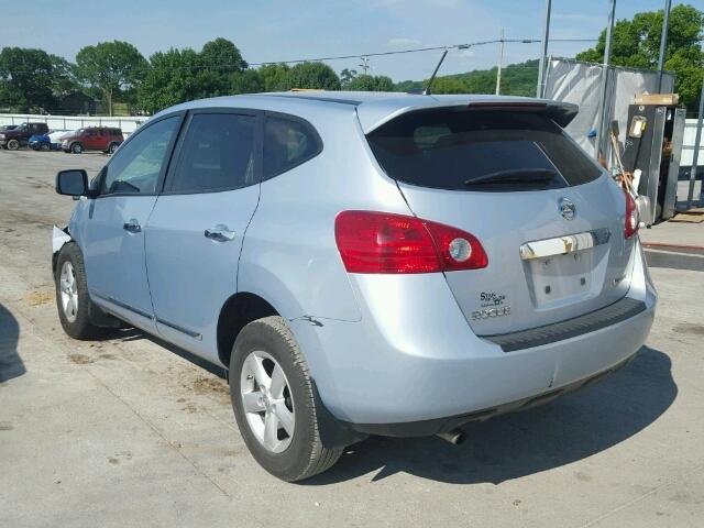 JN8AS5MT1DW031443 - 2013 NISSAN ROGUE S SILVER photo 3