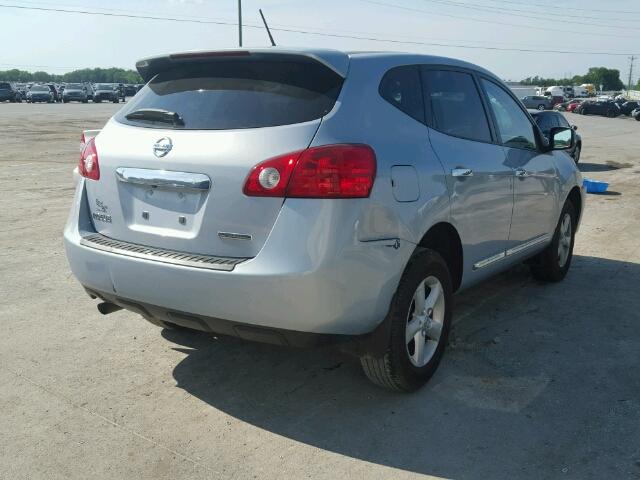 JN8AS5MT1DW031443 - 2013 NISSAN ROGUE S SILVER photo 4