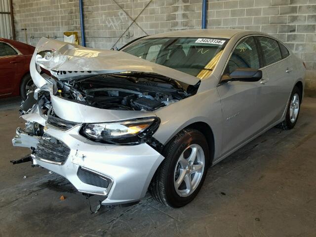 1G1ZB5ST7GF315948 - 2016 CHEVROLET MALIBU LS 银色 照片 2