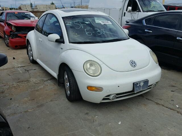 3VWCP21C12M414480 - 2002 VOLKSWAGEN NEW BEETLE WHITE photo 1