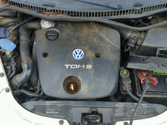 3VWCP21C12M414480 - 2002 VOLKSWAGEN NEW BEETLE 白色 照片 7