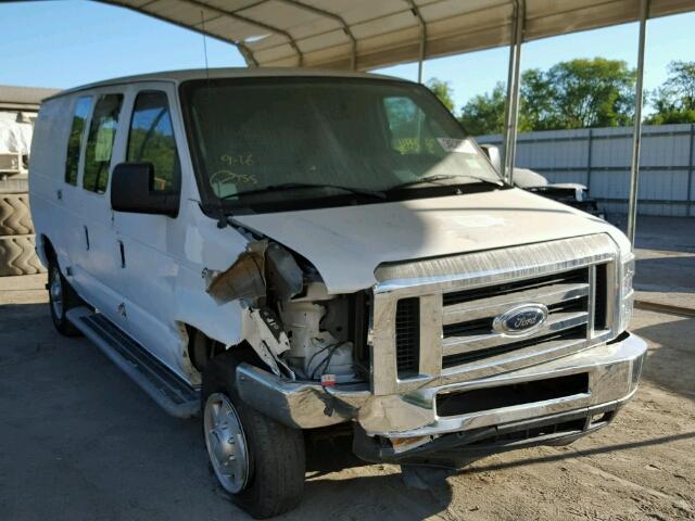 1FTNE2EW6DDA24141 - 2013 FORD ECONOLINE WHITE photo 1