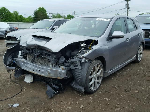 JM1BL1L47C1505987 - 2012 MAZDA SPEED 3 SILVER photo 2