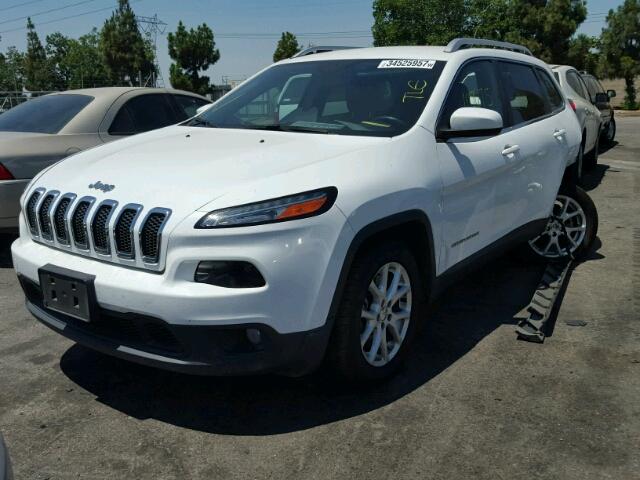 1C4PJLCB0EW323432 - 2014 JEEP CHEROKEE L WHITE photo 2