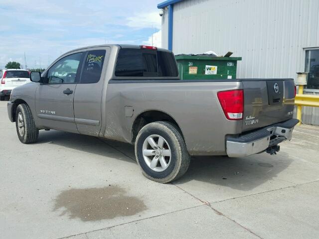 1N6BA06A48N309049 - 2008 NISSAN TITAN BROWN photo 3