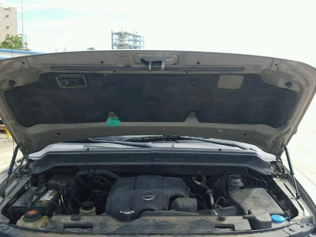 1N6BA06A48N309049 - 2008 NISSAN TITAN BROWN photo 7