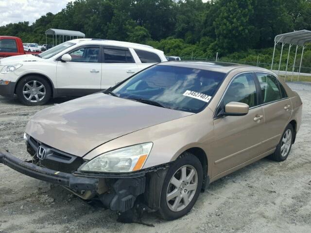 1HGCM66585A041504 - 2005 HONDA ACCORD EX TAN photo 2